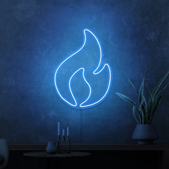 "FIRE" MINI NEON SKILT