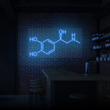 Leuchtreklame „Adrenalin“. 