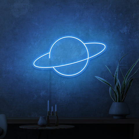 "SATURN" MINI NEON SKILT