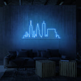 "NYC SKYLINE" NEON SKILT