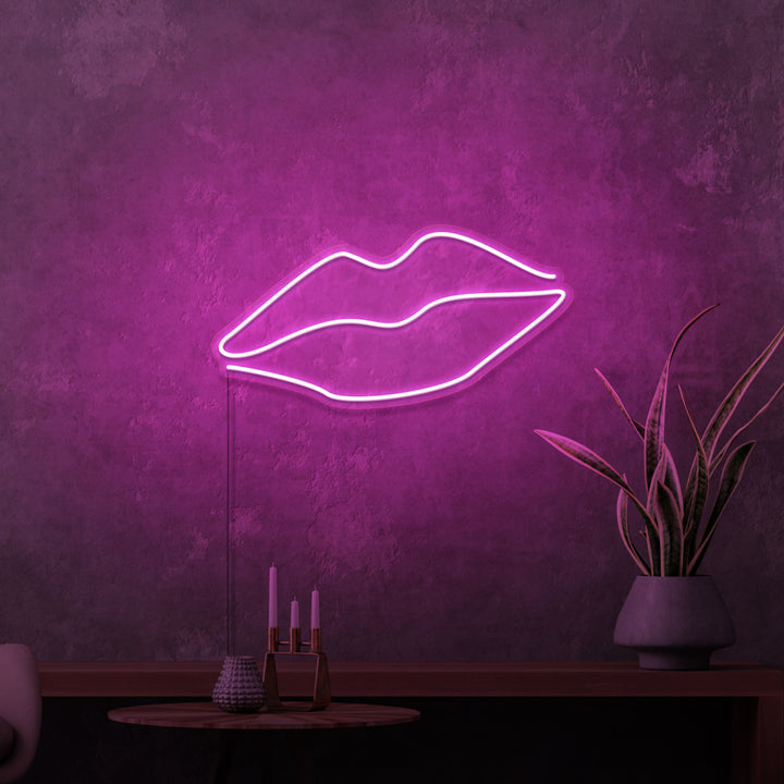 "LIPS" MINI NEON SKILT
