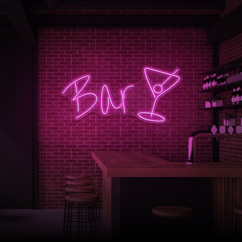 "BAR" NEON SKILT