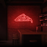 "PIZZA SLICE" NEON SKILT