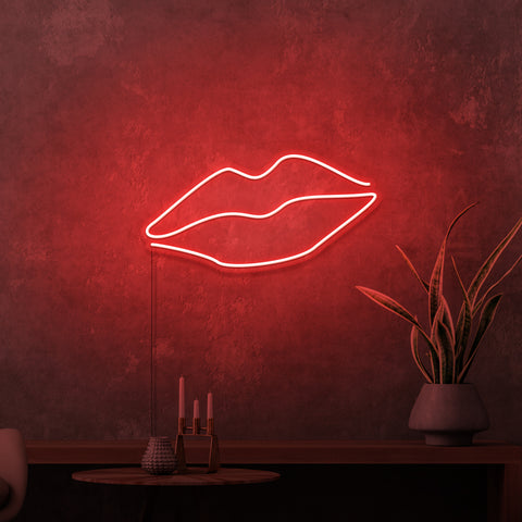 "LIPS" MINI NEON SKILT