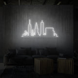 "NYC SKYLINE" NEON SKILT