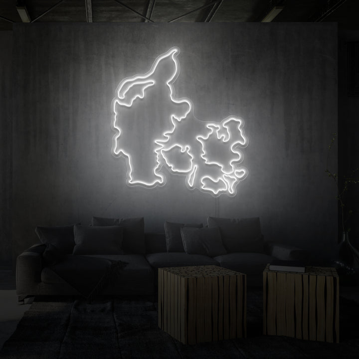 "DANMARK" NEON SKILT