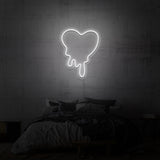 "MELTING HEART" NEON SKILT